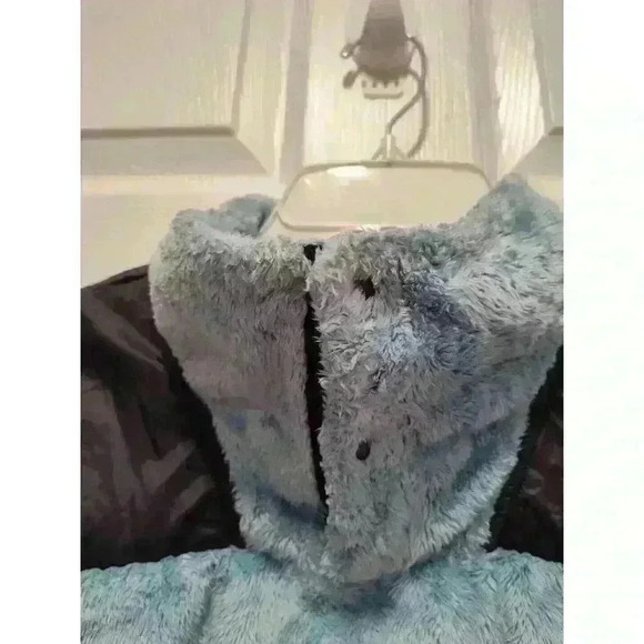 The North Face Jacket Girls XL Blue Full Zip Fleece Outdoors Casual Preppy - Picture 4 of 6